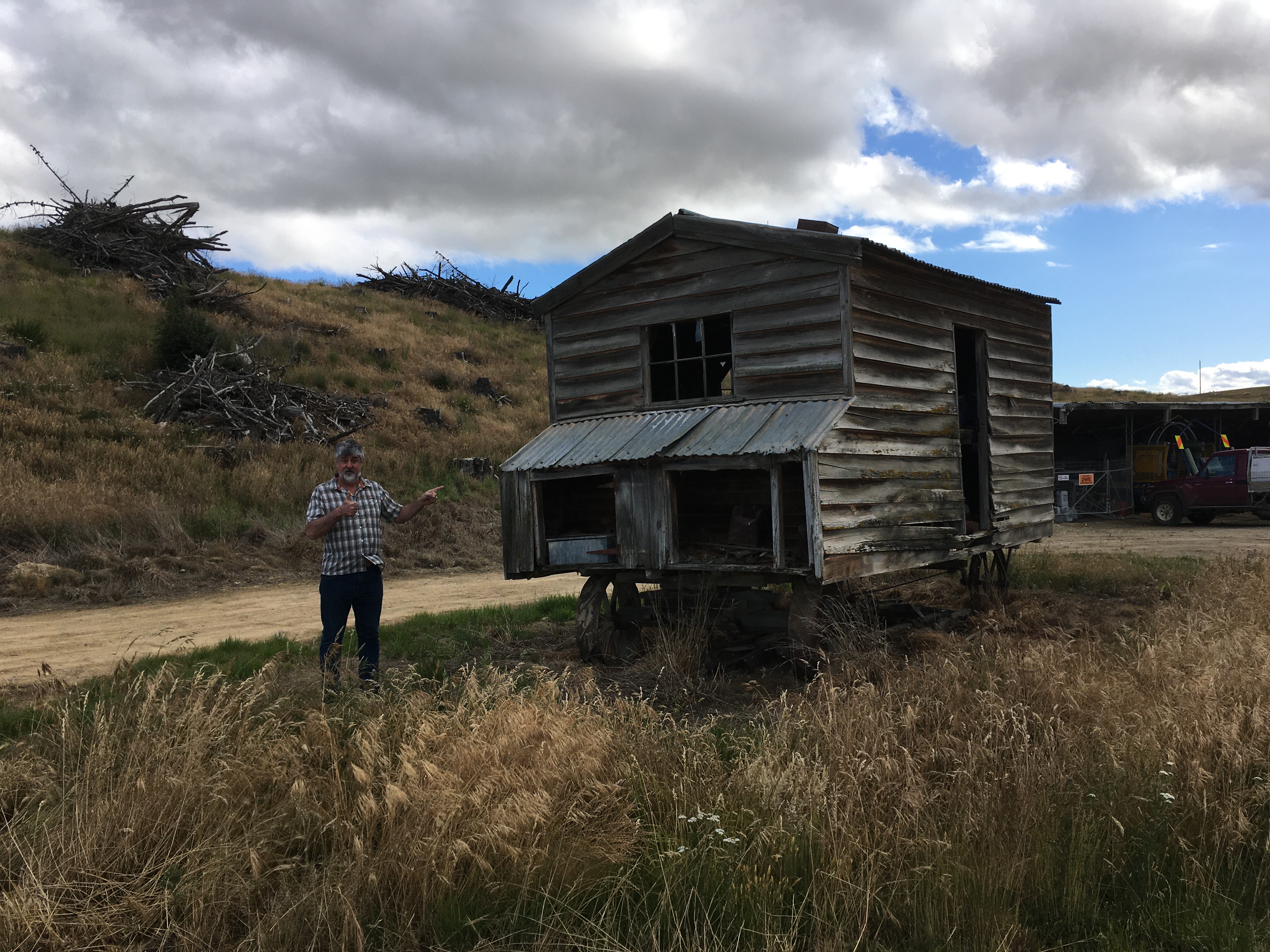 Historic goldminers caravan Maniototo